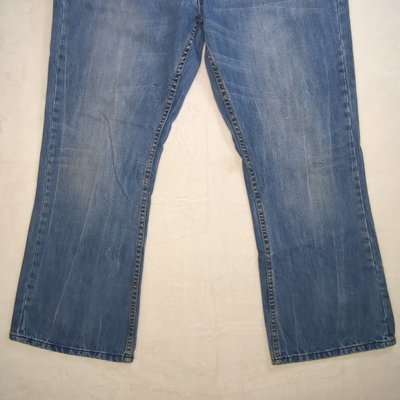 Buffalo David Bitton King Slim Boot Size 36 Medium Wash 100% Cotton‎ - Picture 2 of 15